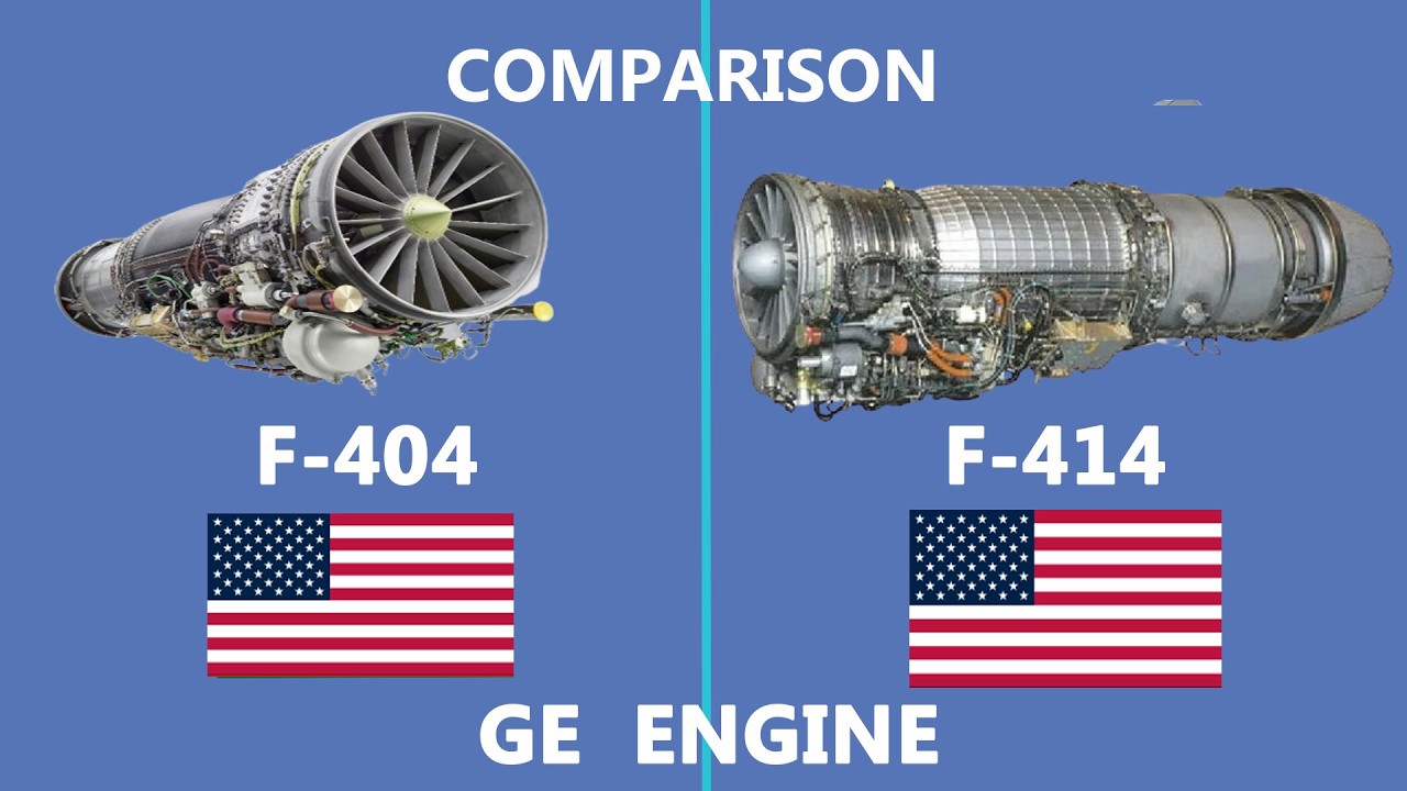 Сравнение истребительных двигателей GE F404 и F414.