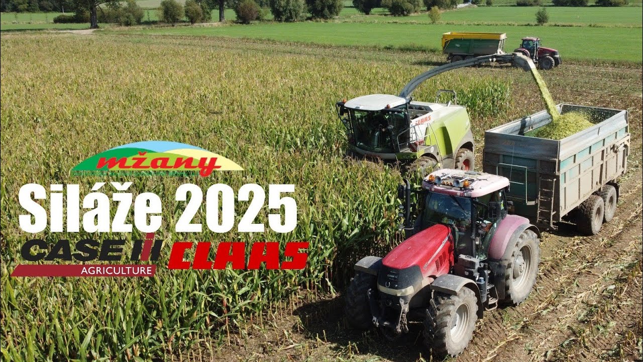 Siláže 2025  CLAAS JAGUAR 950  CASE IH TRACTORS