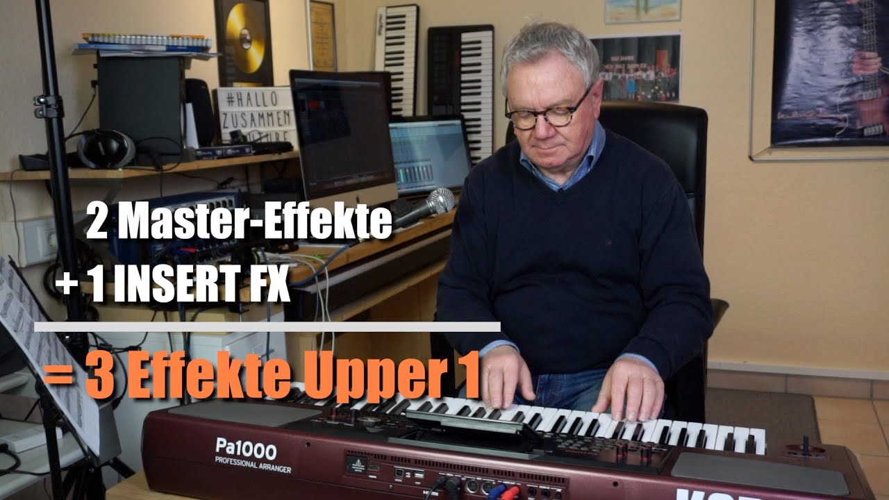 KORG Pa1000 - 2 Master- und 1 Insert-Effekt für Upper 1 #130