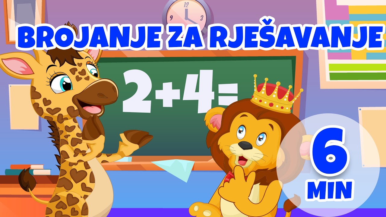 Brojanje za rješavanje - 6 min Giramille | Dječje pjesmice i dječije pjesmice