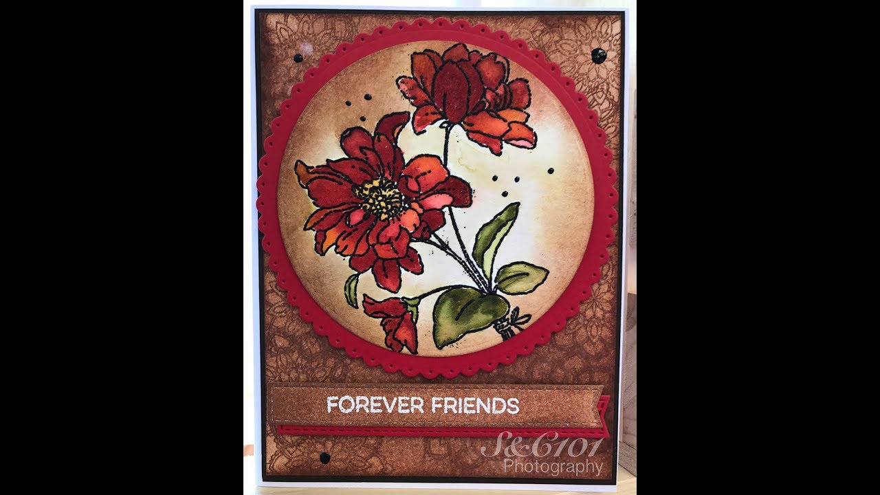 Watercoloring with Distress Reinkers