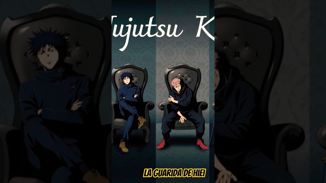 Nueva imagen oficial de Jujutsu Kaisen en sus tronos