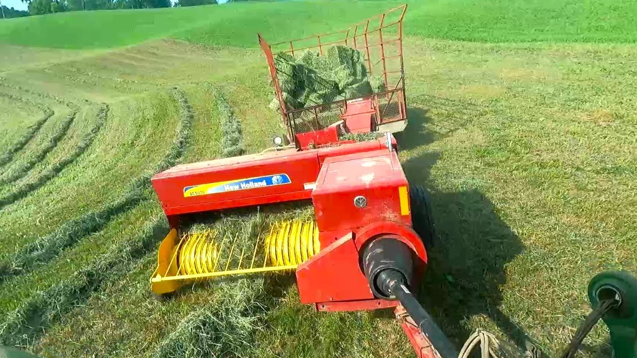 Baling Hay On A Small Dairy Farm! Learn How We Make Small Square Hay Bales! Hay Season 2025 Ep.9