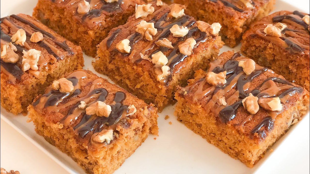 عندك علبة كراميل حضري بيها اروع براوني بالكراميل و الجوز Brownie caramel et noix moelleux hyper bon