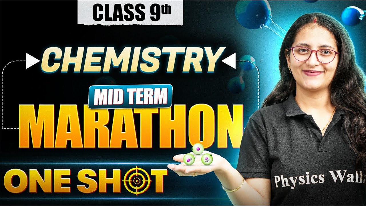 Class 9 ICSE Chemistry in One Shot🧪🔬| Mid Term Marathon Series | Term 1 Exams