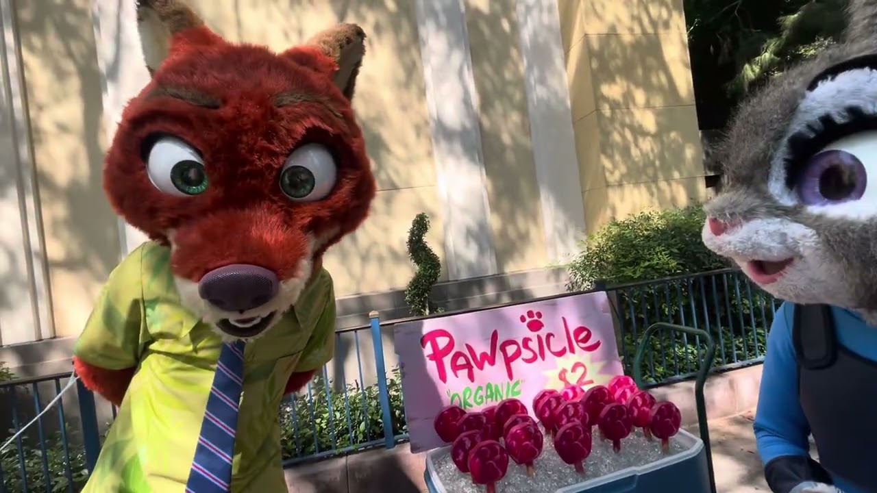 Nick and Judy greeting 