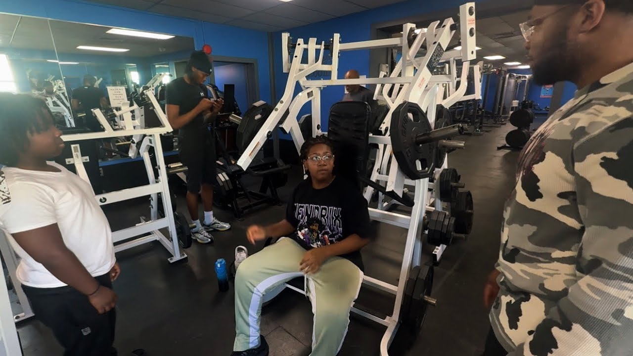 Gym with my family.