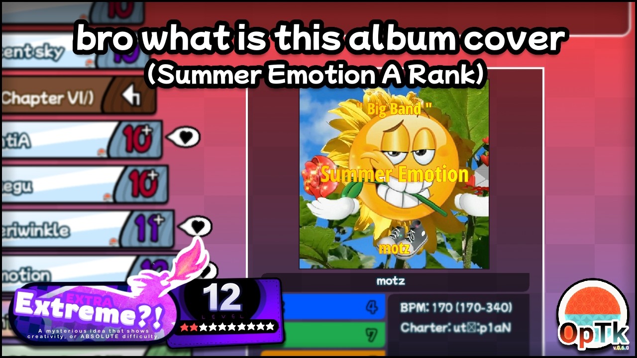 Bro what | Summer Emotion (A Rank!) | [OpenTaiko Gameplay]