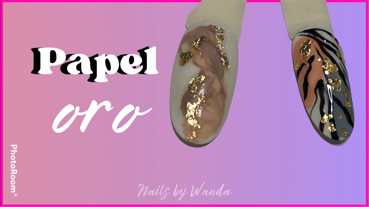 💖Como usar PAPEL ORO //2 ideas de diseño