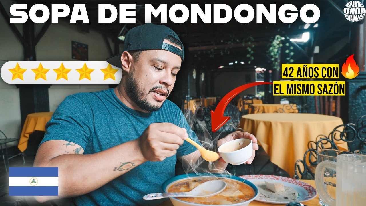 Probando la SOPA DE MONDONGO más FAMOSA de NICARAGUA 🇳🇮 | 42 años con el mismo SABOR 🔥