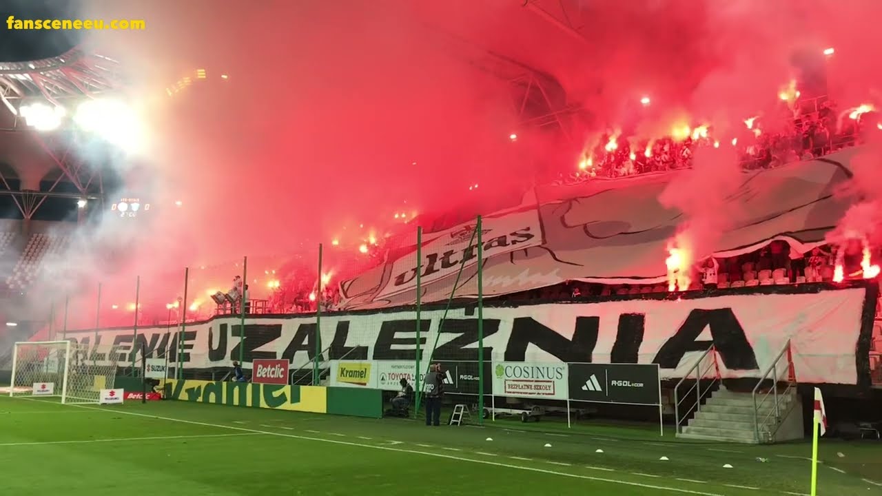 ŁKS ŁÓDŹ - Wisła Płock (30.09.2024) doping i oprawa