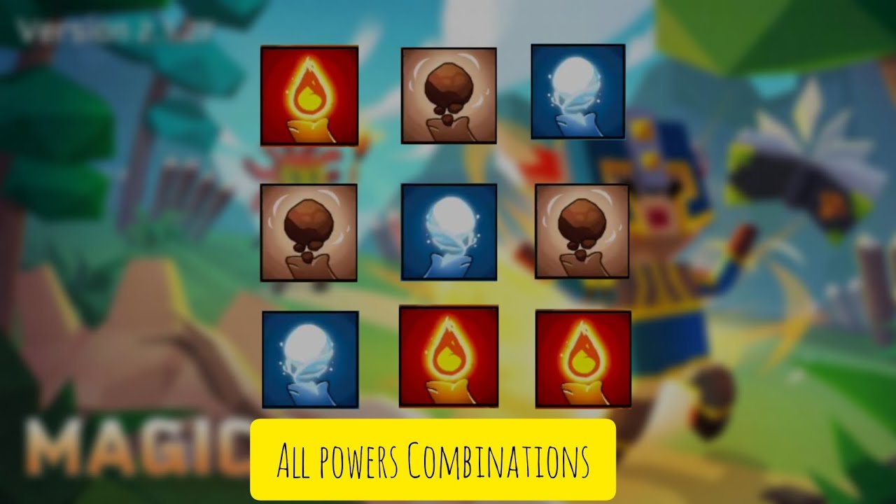 All Power Combination|Rush Gameplay|Magica.io|Thrill