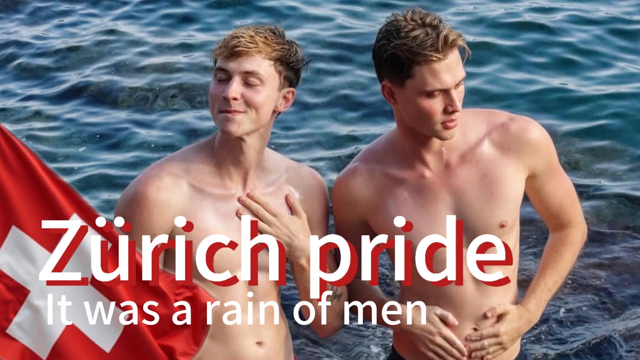 Zürich pride. It was a rain of men 🏳️‍🌈😍 #gay #lgbt #pride #travel #zurich #swiss #twins