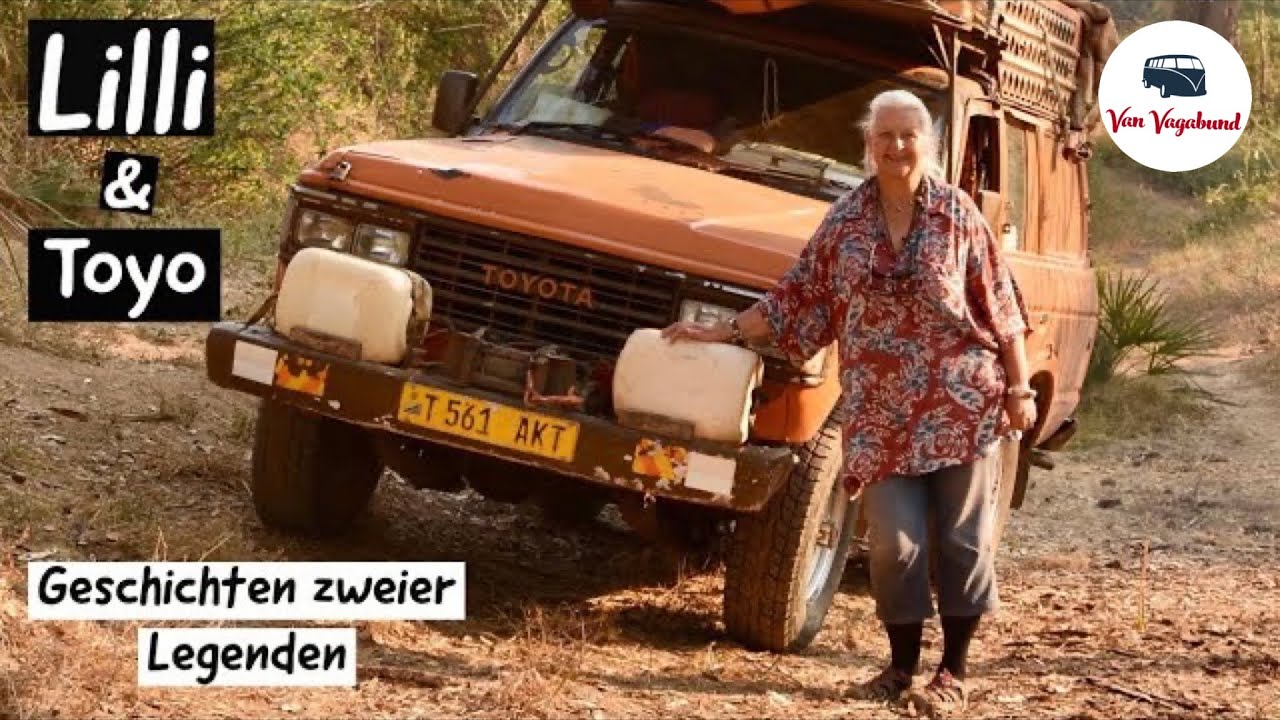50 Jahre auf Reisen! Als Frau mit Toyota Land Cruiser allein durch Afrika. Lilli ist eine Legende!