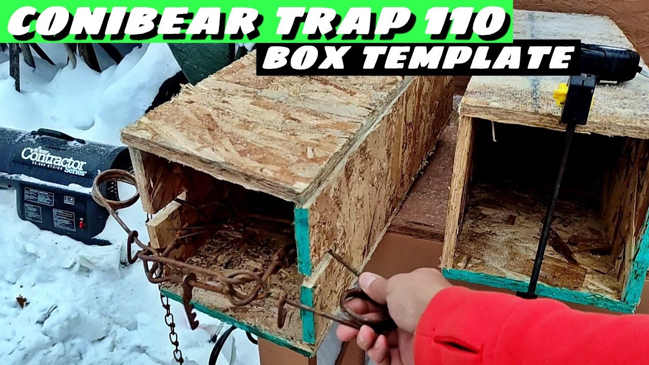Conibear Trap 110-120 Box Template