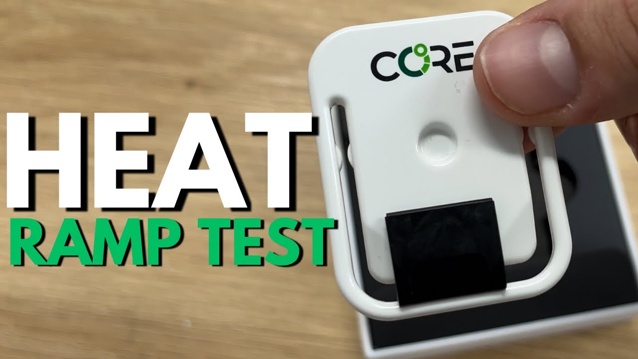HEAT TRAINING ZONES W/ THE CORE BODY TEMPERATURE SENSOR