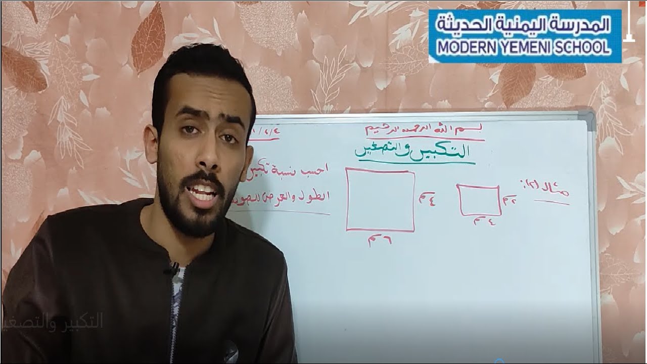 الصف السادس | رياضيات | الوحدة الخامسة | التكبير والتصغير