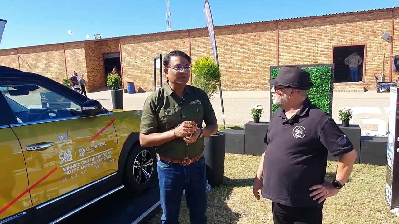Mahindra SA at Nampo with CEO Rajesh Gupta