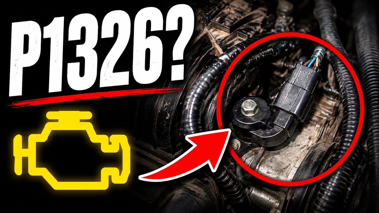Hyundai/Kia P1326 Diagnosis and Knock sensor replacement (flashing check engine light)
