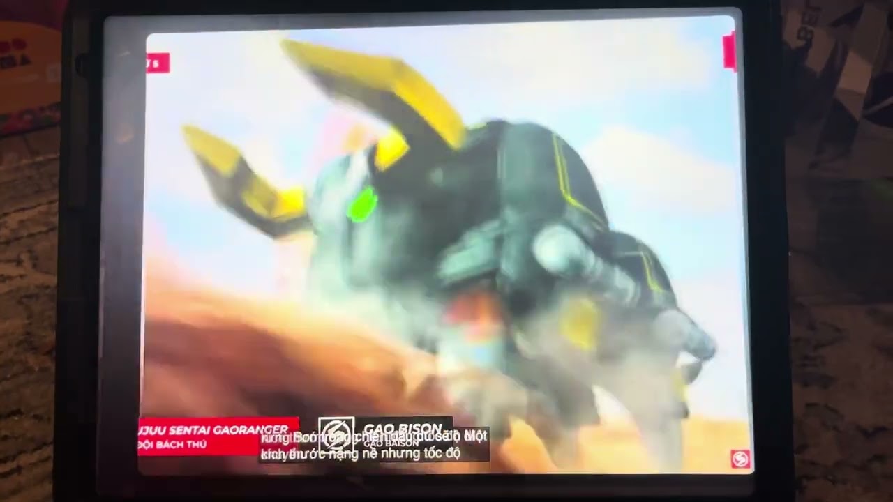 Power rangers wild force bison zord 