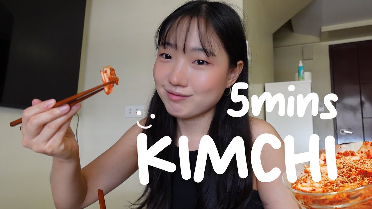 Make Hot Spicy 🥵🔥 Kimchi In 5 mins😏