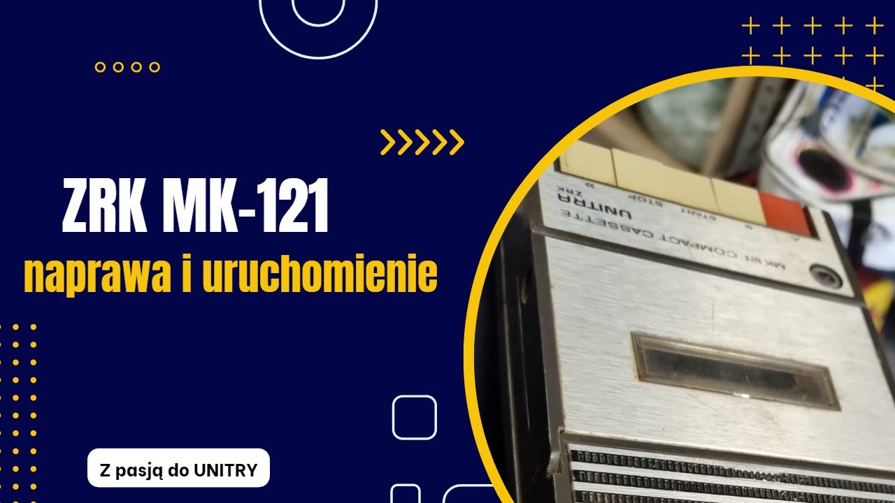 85 UNITRA ZRK MK-121. Naprawa, regulacje, czyszczenie, smarowanie.