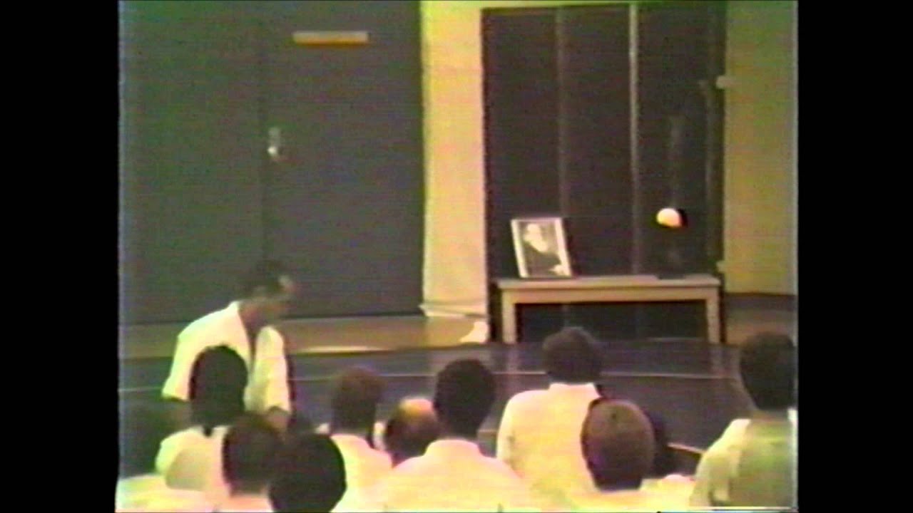 千葉和雄師範　講習会１９８６年 Kazuo Chiba Shihan 1986 Seminar