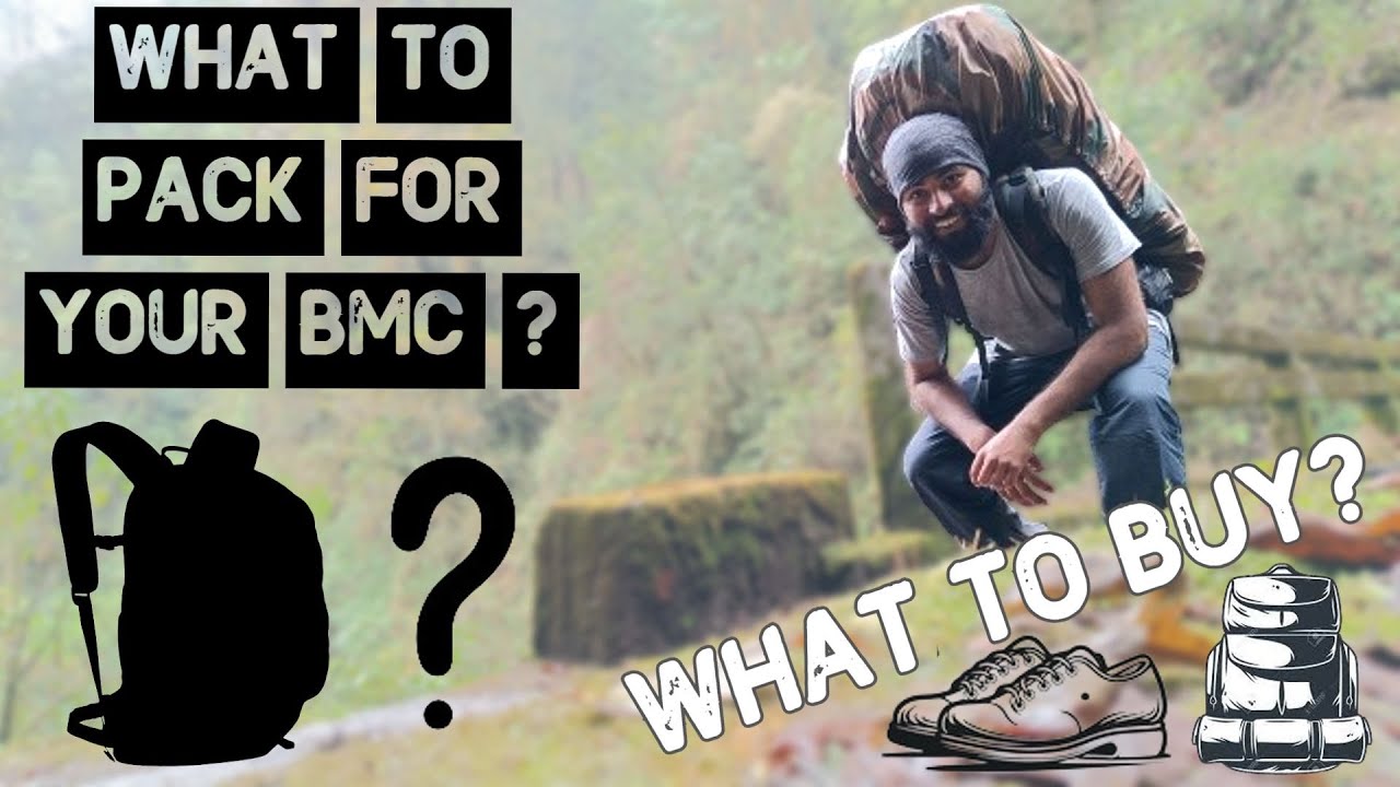 what to pack for basic mountaineering course | Training for bmc