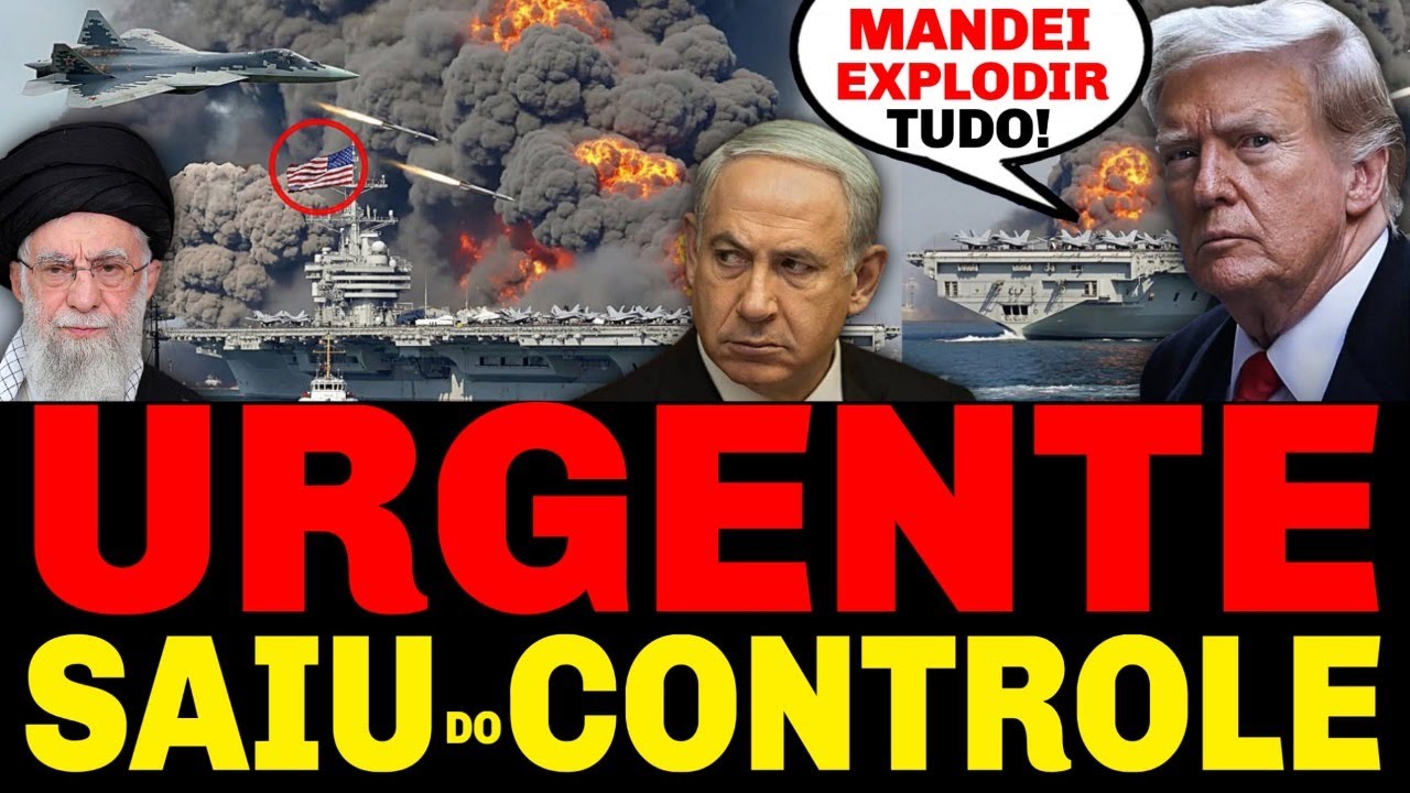 AO VIVO🚨TEERÃ DISPARA O ALERTA NOS EUA COM 1.000 DRONES💥💥NÃO TEM VOLTA É O FIM❗️❗️