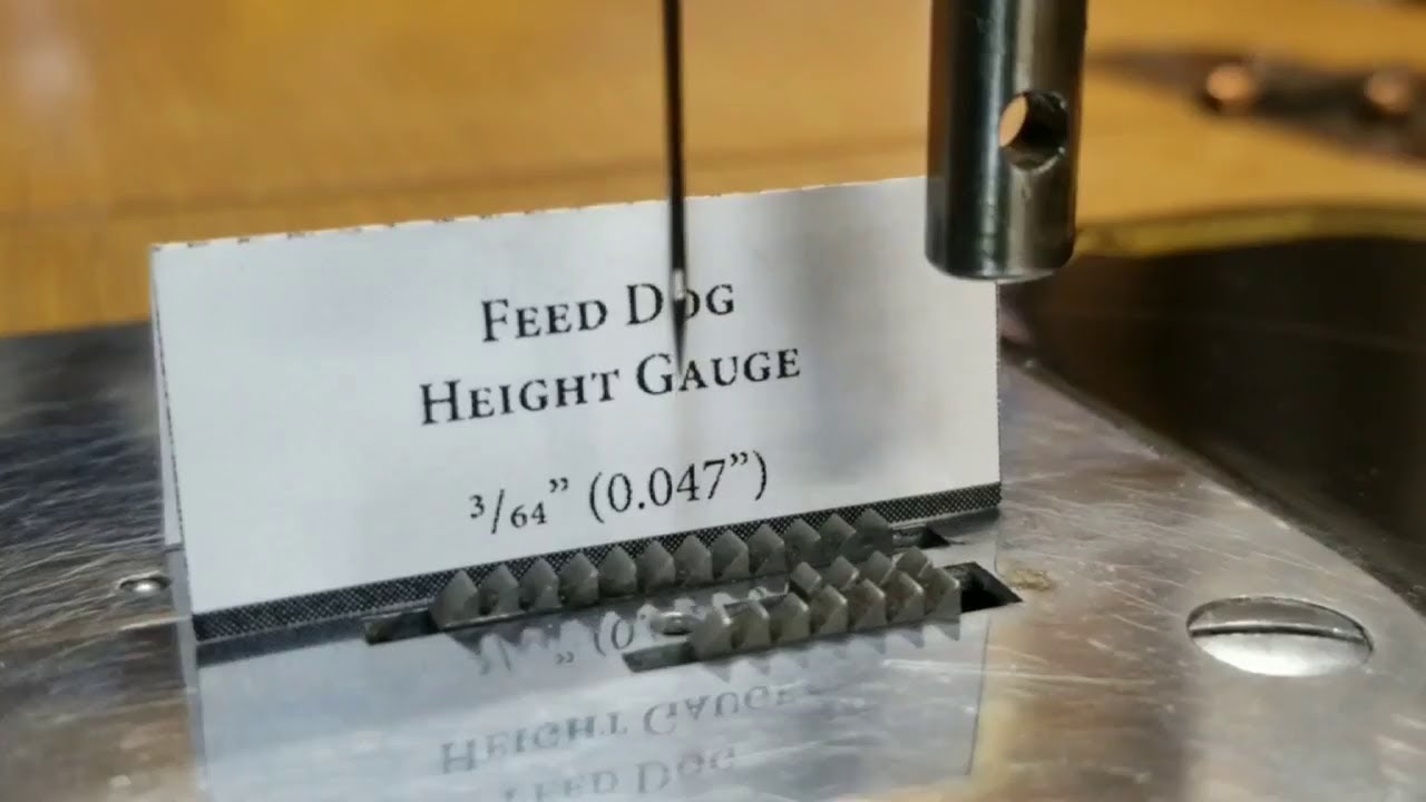 Singer 201-2 Stitch Length, Feed Dog Height and Feed Timing! Part 1