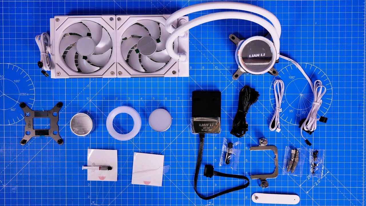 Lian Li Galahad 2 Trinity SL INF 240 wiring and setup guide