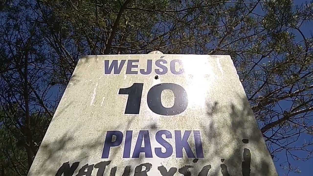 Naga plaża: przejście z kamerą przez wejście Piaski 10