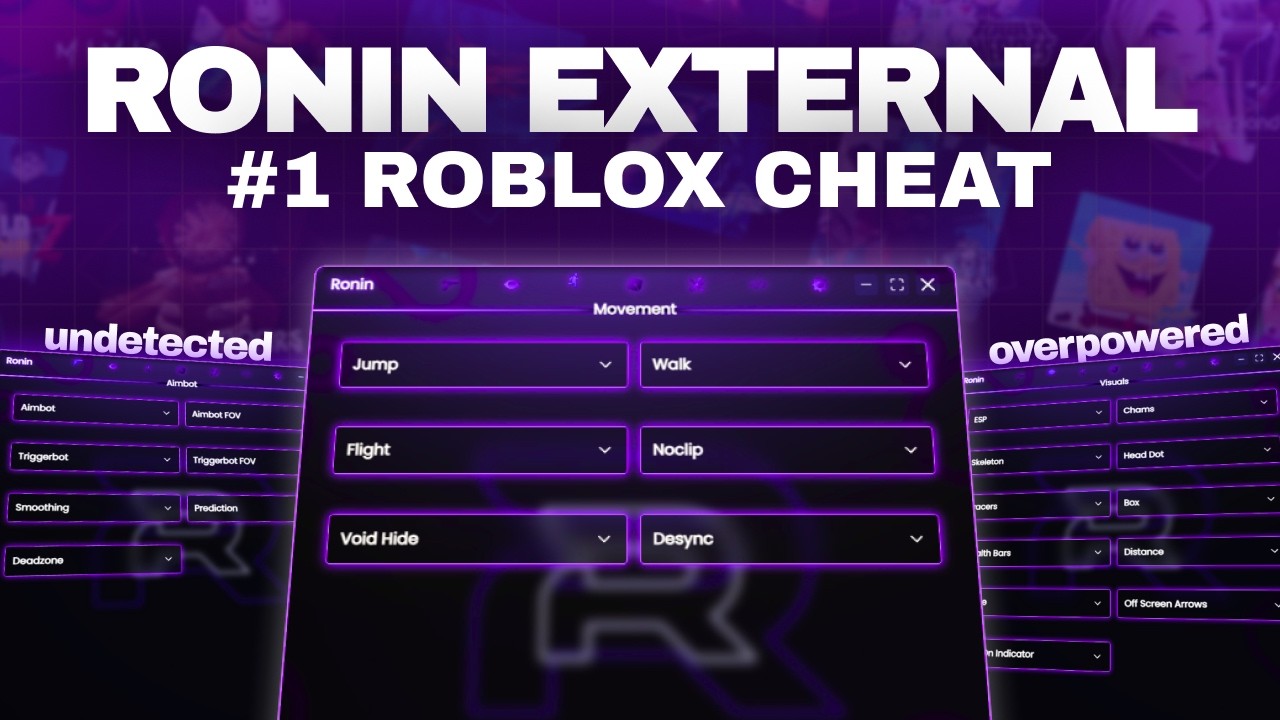 Ronin External &ndash; #1 Undetected Roblox Cheat (Aimbot, ESP, Desync Invisibility + More!)
