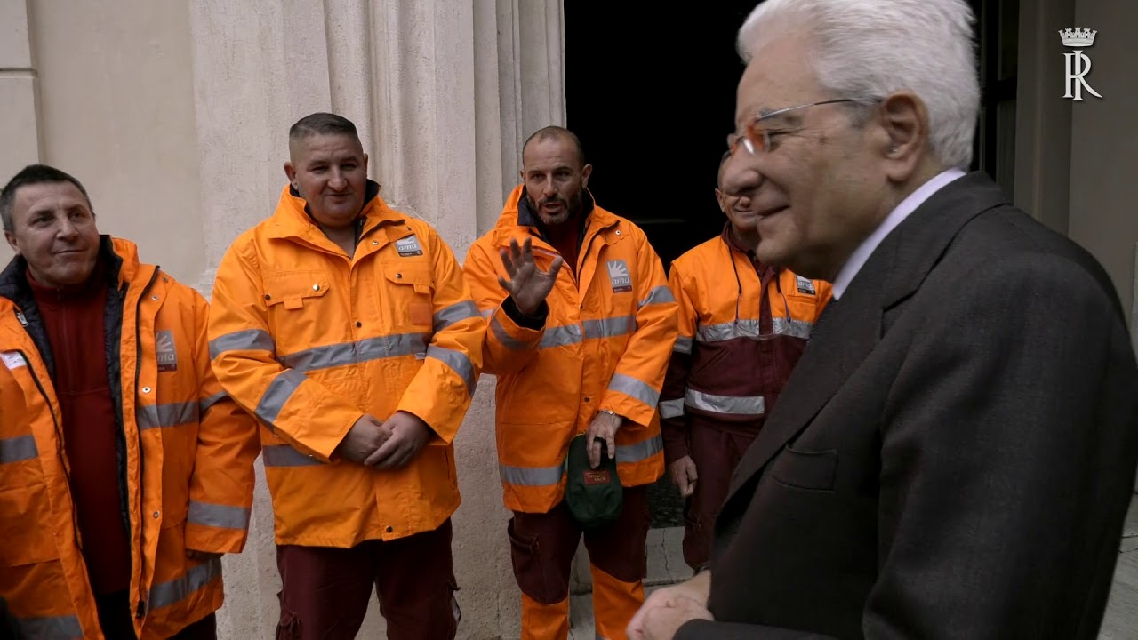 Video dell'Incontro tra Mattarella e detenuti/giardinieri del progetto 