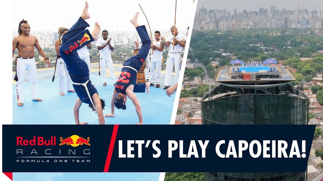 Capoeira in the clouds | Daniel Ricciardo and Max Verstappen go with the flow in Brazil