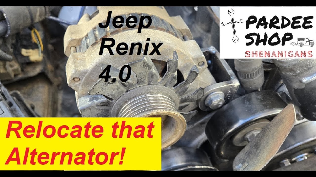 Relocating a Jeep Renix Alternator