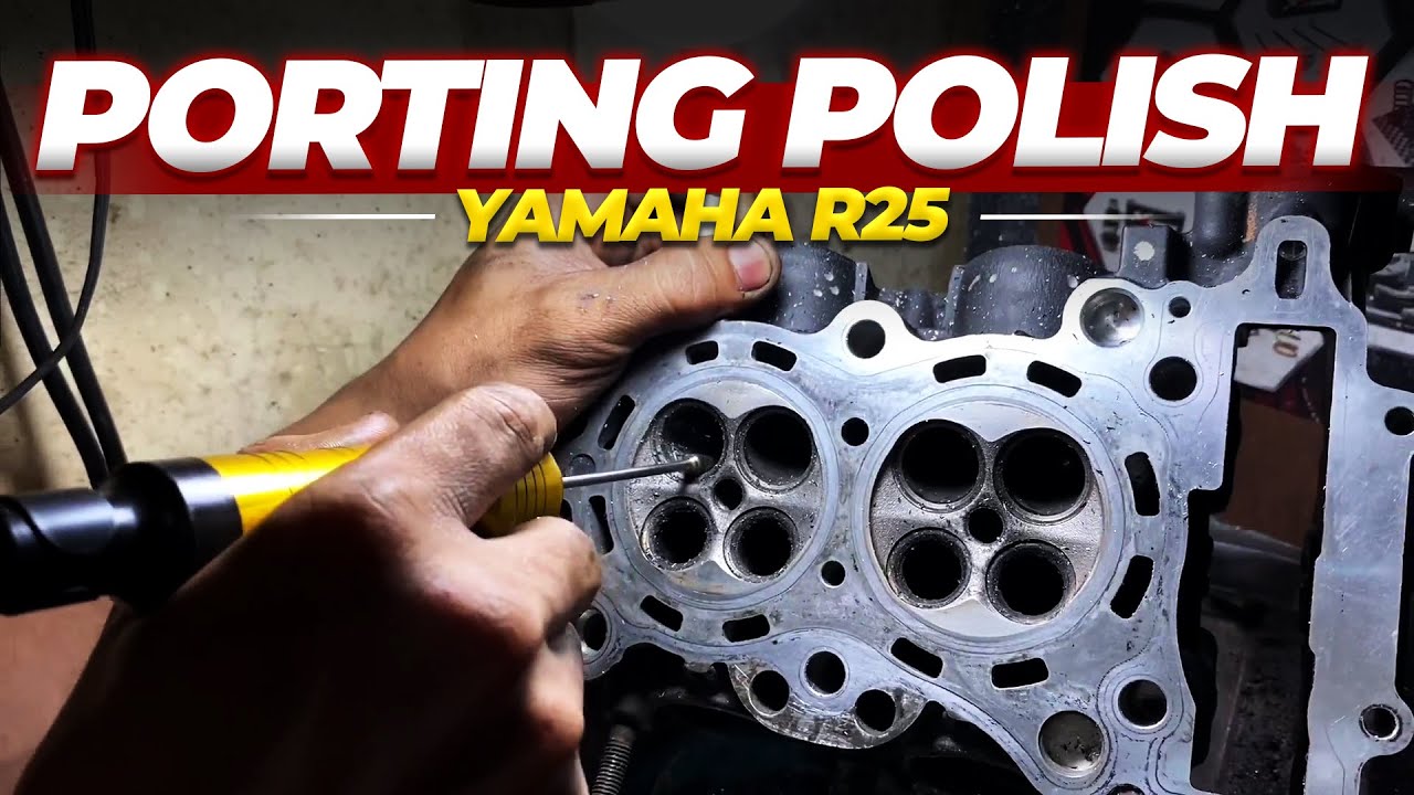 Ganti Block Baru + Porting Polish Head Yamaha R25 | AUTO TOTALAN!!!!