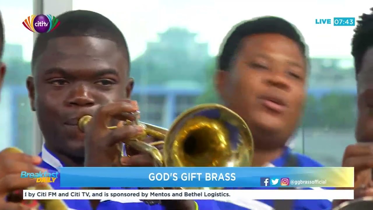 God's Gift Brass Band performs on Breakfast Daily
