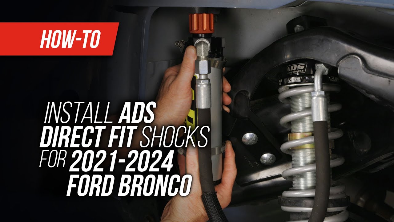How To Install ADS Direct Fit Shocks For 2021-2024 Ford Bronco