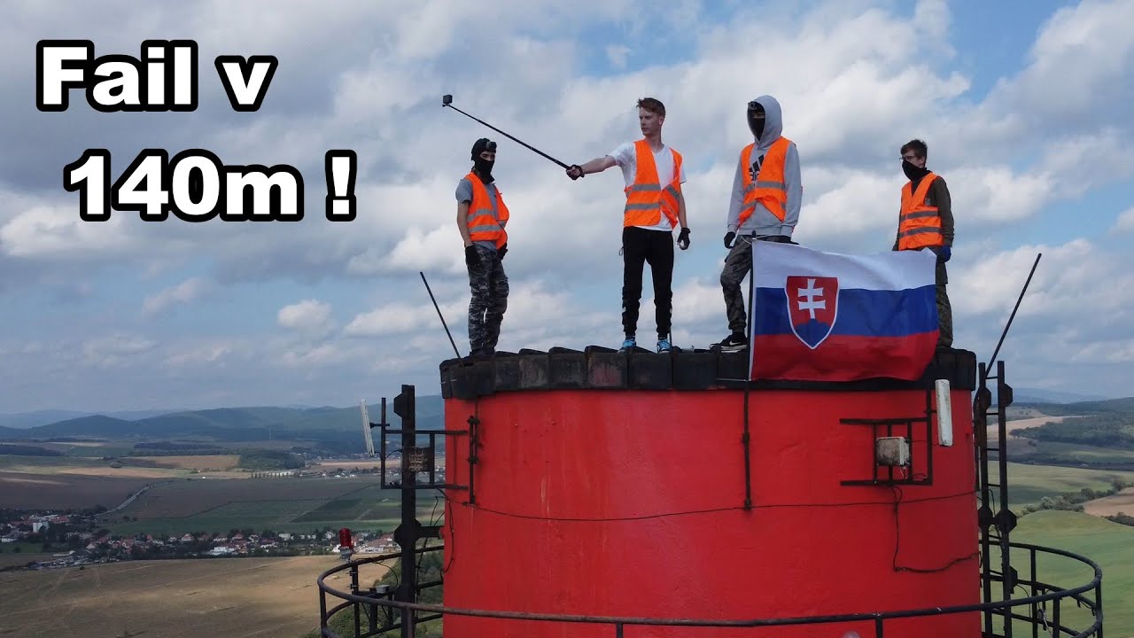 инспекционный контроль 140-метровой дымовой трубы от SK Adventures ООО.