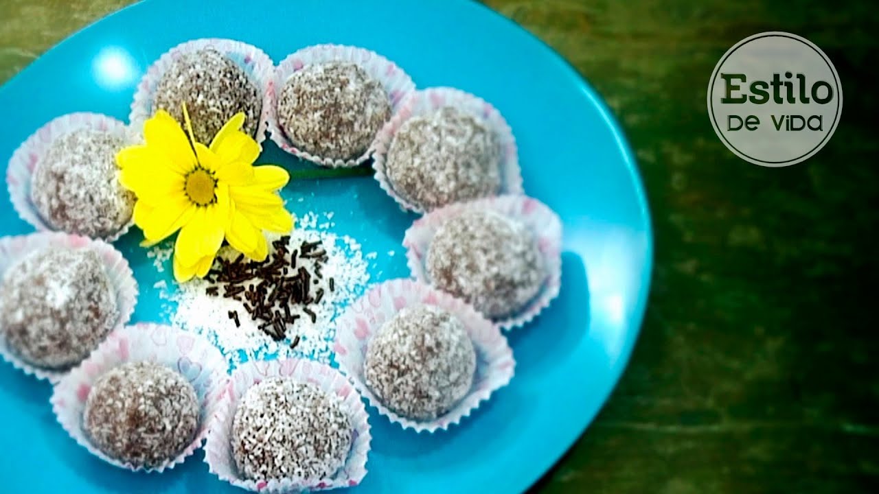 Coquitos con chocolate | Postre fácil