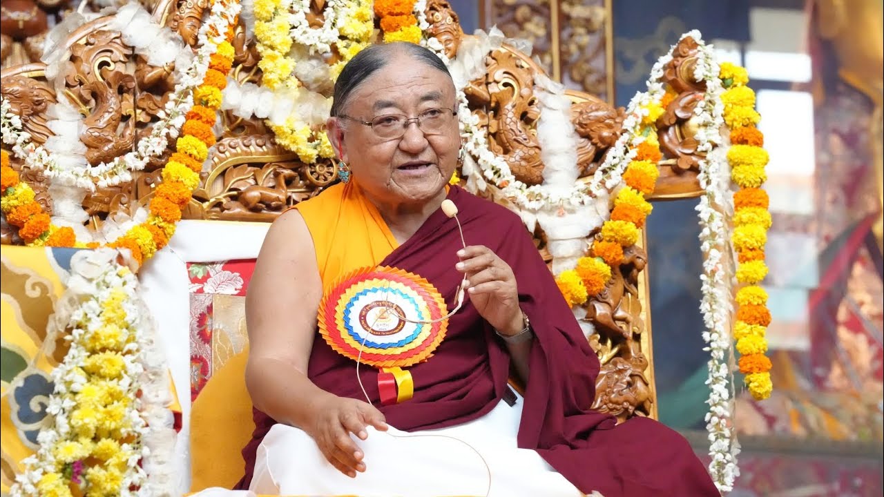 H.H the Sakya Gongma Ringpoche visit to sera monastery, part (1)