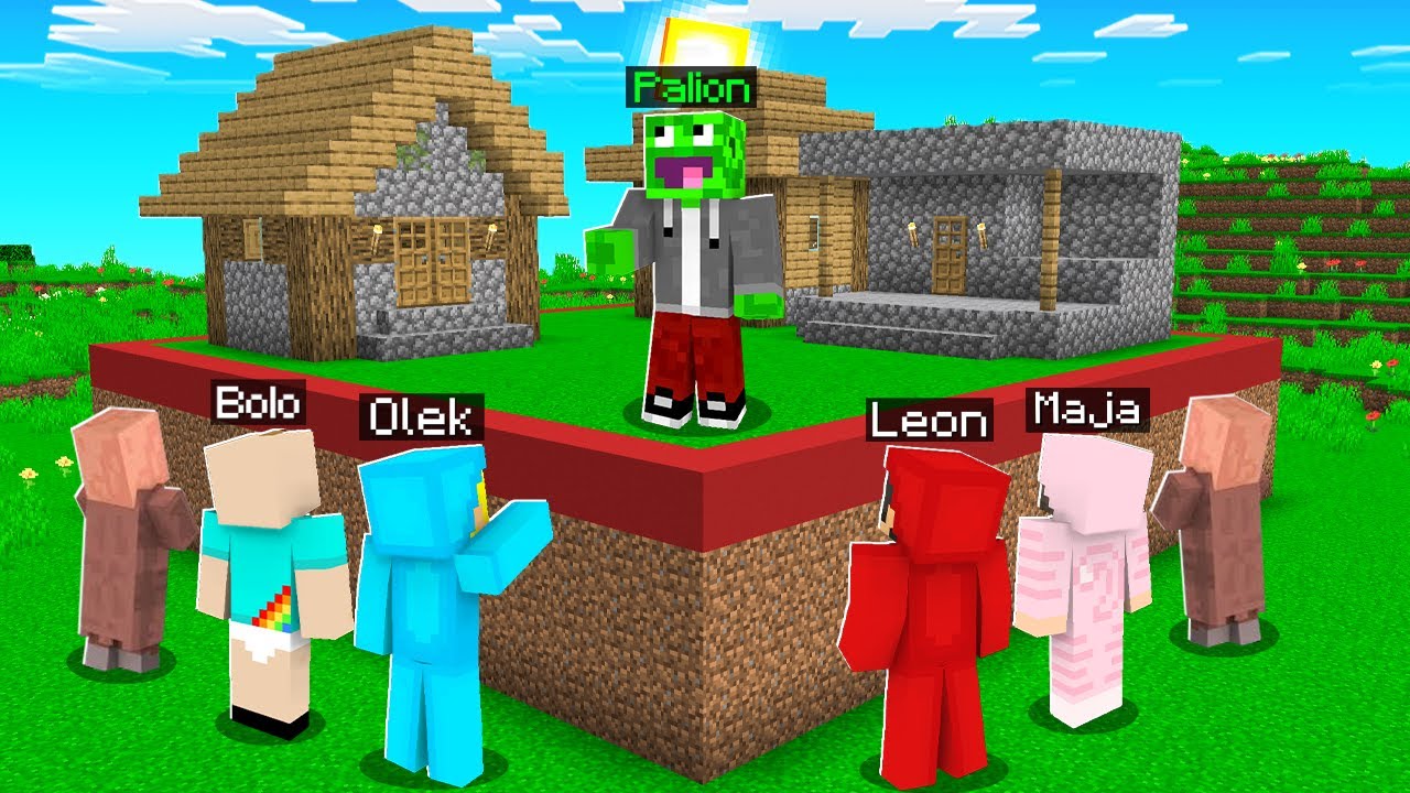 PODZIELIŁEM WIOSKĘ NA KWADRAT i NIKT NIE MA WSTĘPU w Minecraft!