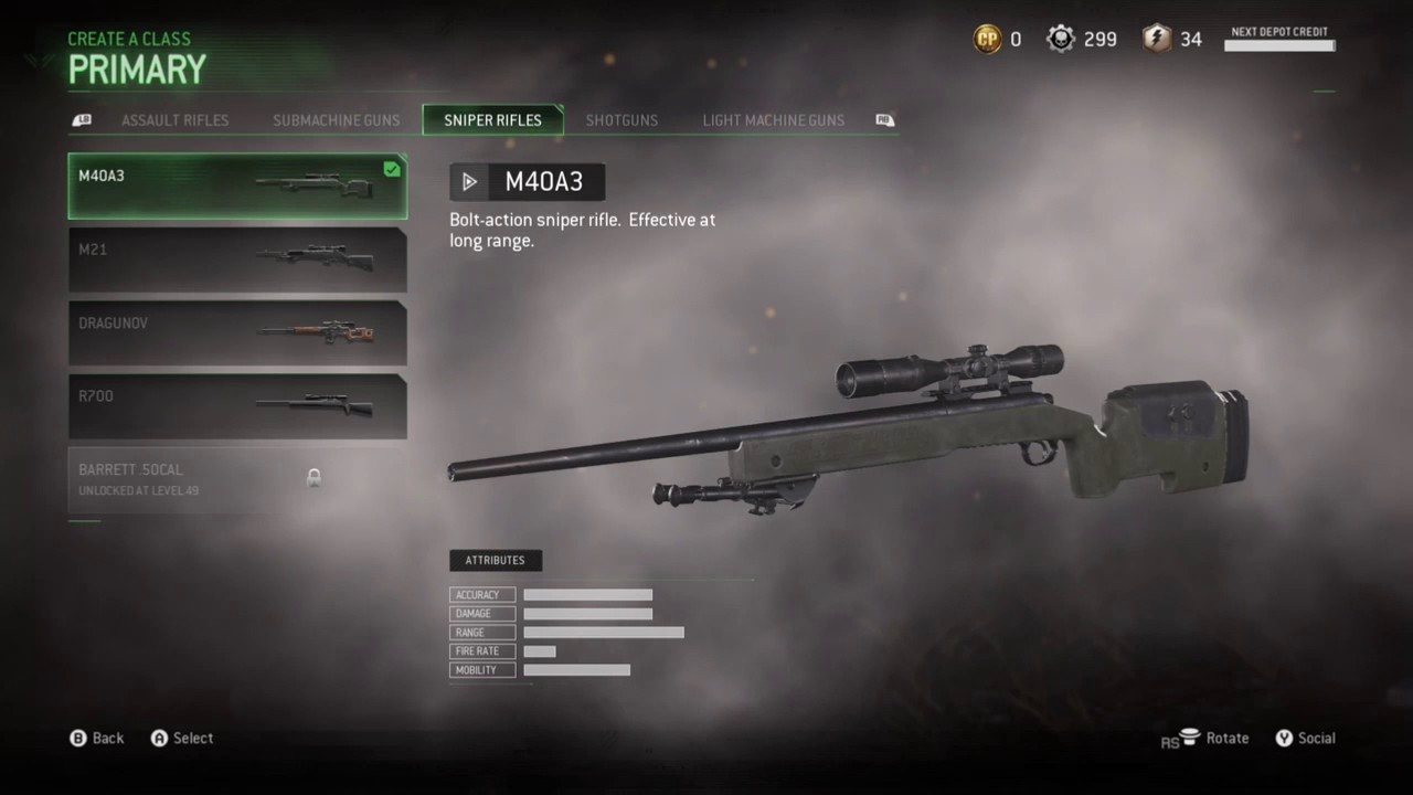 M40A3 Sniper Best Class Setup- MWR