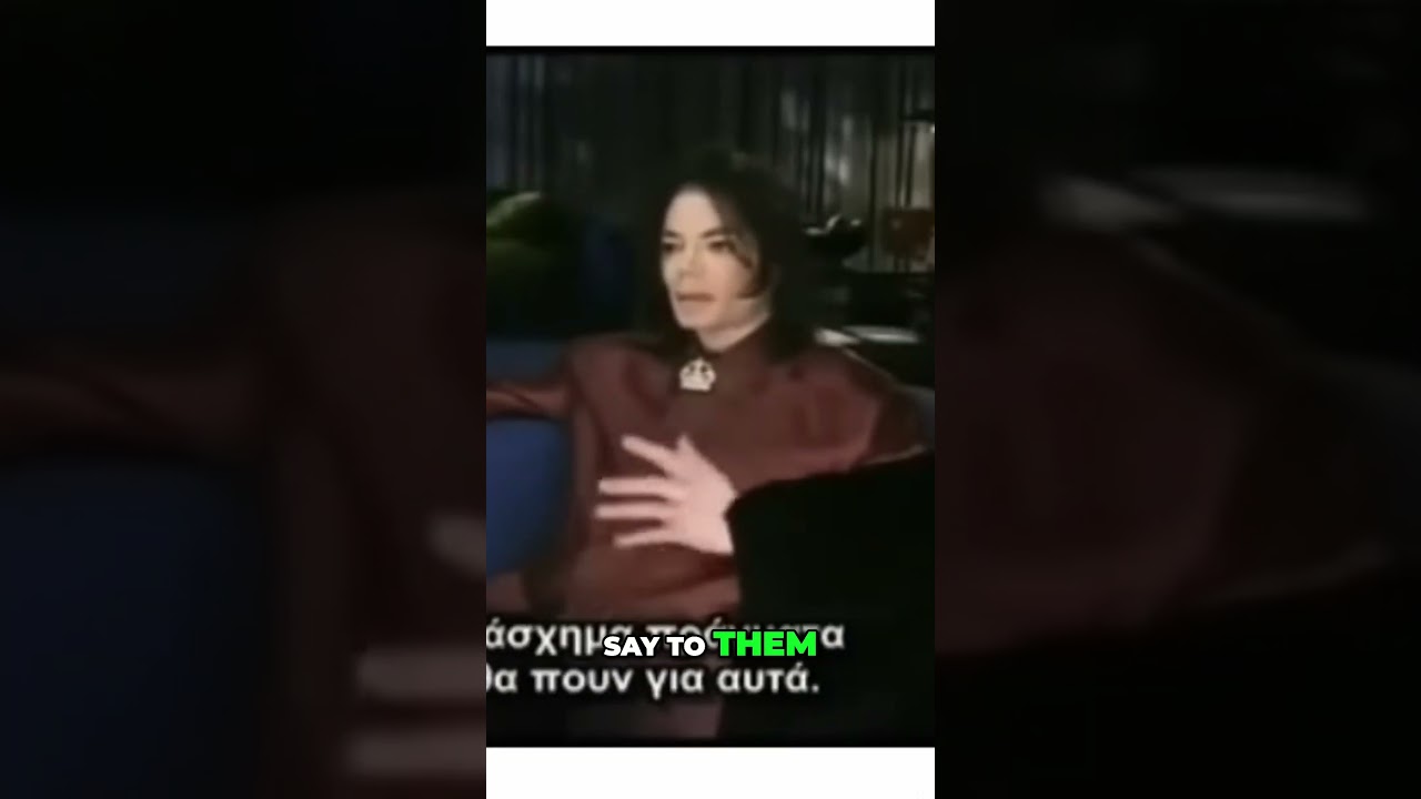 Michael Jackson on Protecting Children from Harmful Words