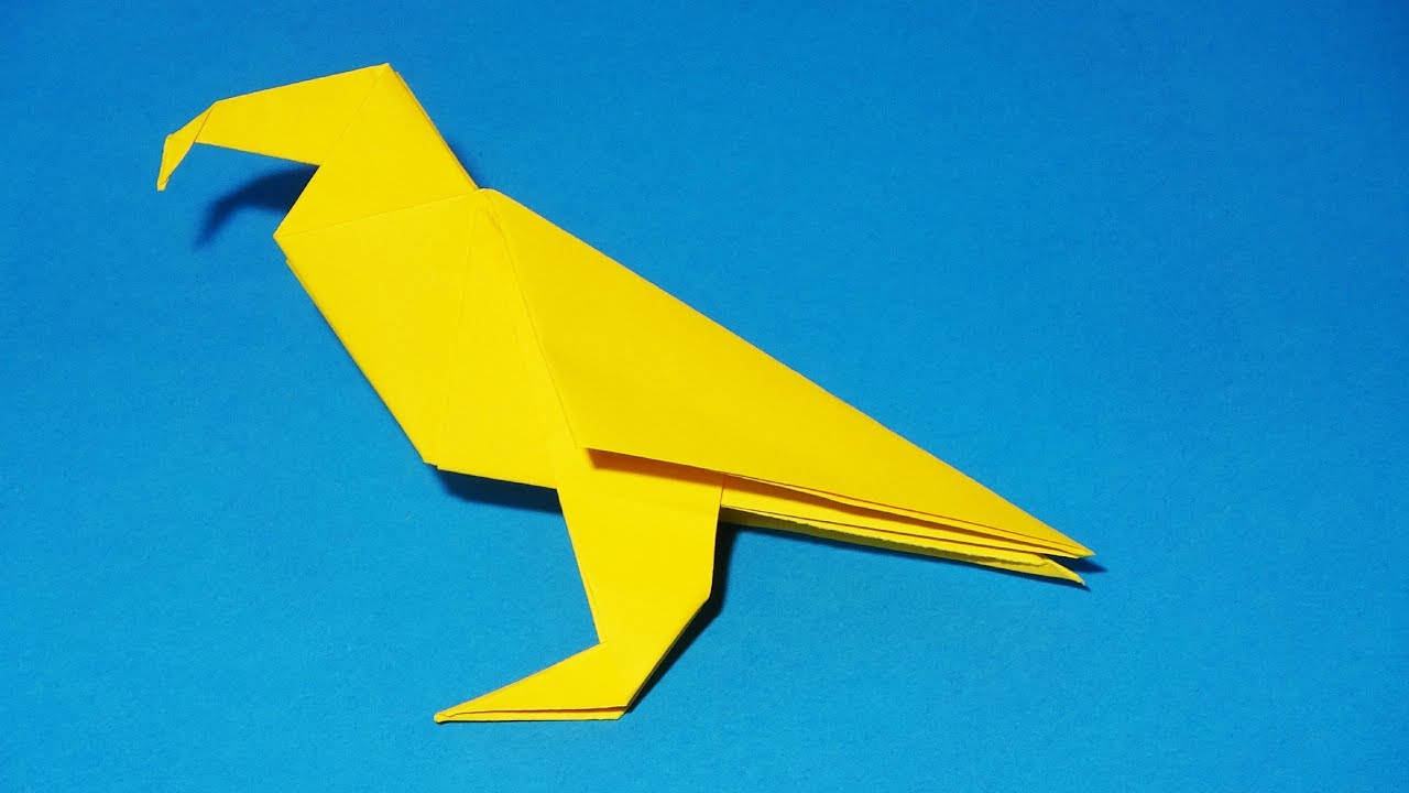 Águila de papel paso a paso origami