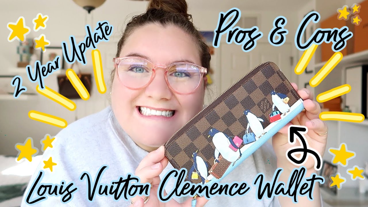 LOUIS VUITTON CLEMENCE WALLET 2 YR REVIEW