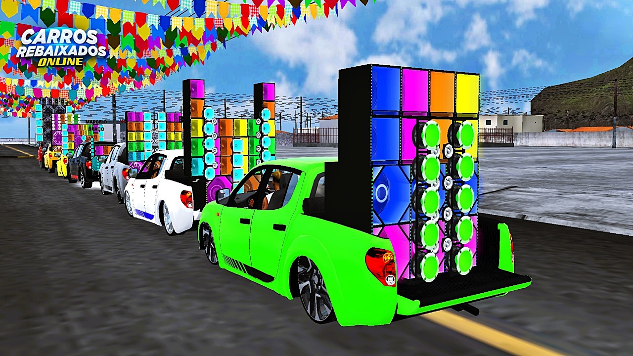 CARROS REBAIXADOS ONLINE | MEGA ENCONTRO DAS CAMIONETES L200 TRITON REBAIXADOS