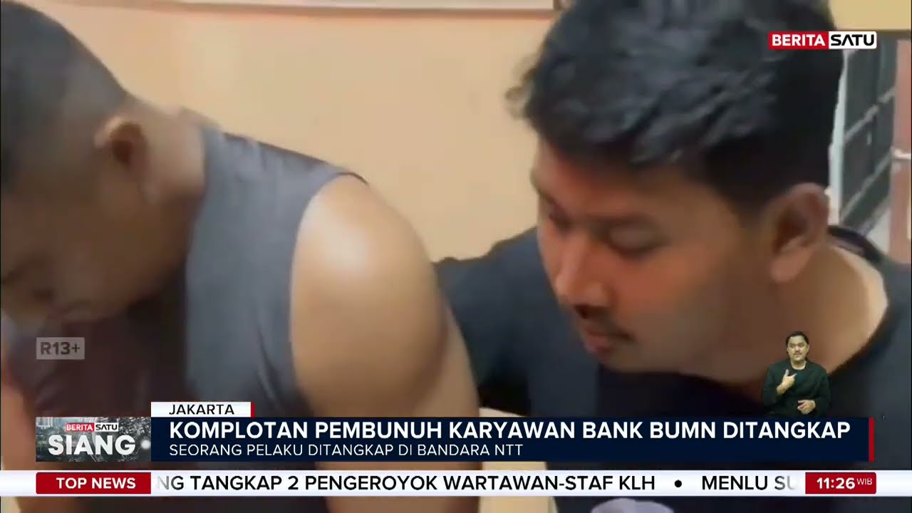 4 Pelaku Penculikan & Pembunuhan Kepala Cabang Bank BUMN Ditangkap #Beritasatu