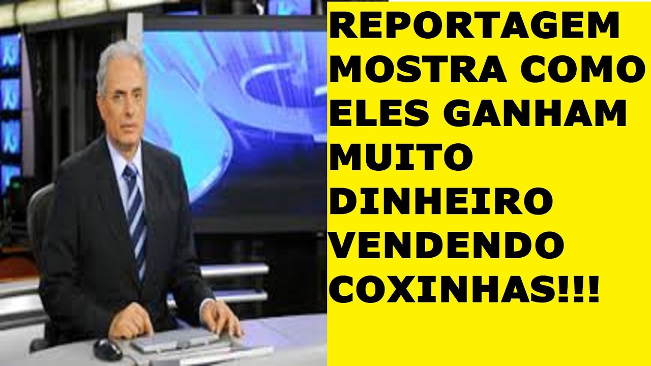 COMO GANHAR DINHEIRO COM COXINHAS? - VEJA NA REPORTAGEM COMO ELES GANHAM MUITO DINHEIRO COM COXINHAS
